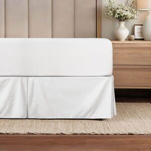 Becky Cameron - Premium Pleated Dust Ruffle Bed Skirt - Becky Came White